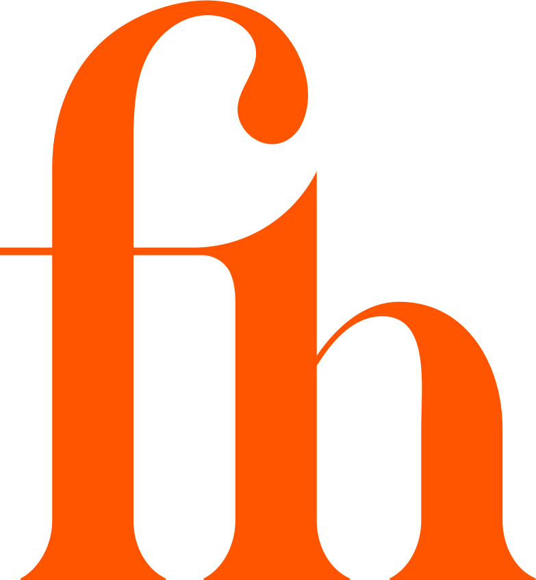 Fine hair chrome logo